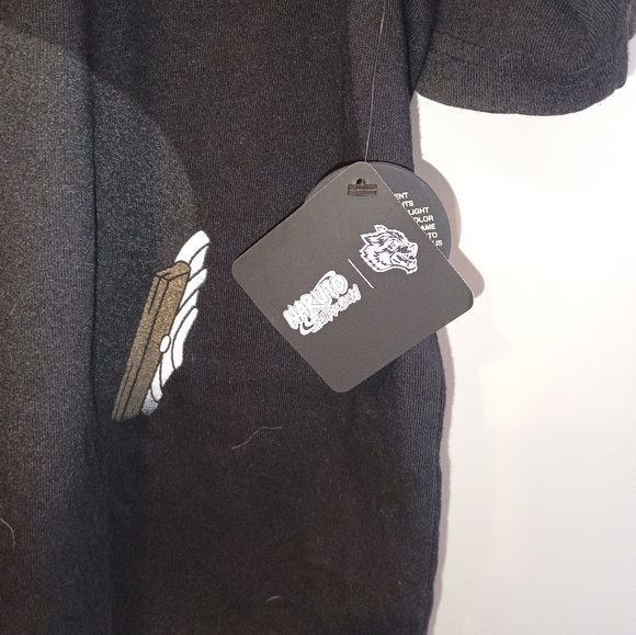 NWT Rare ANIME Naruto Graphic Tee - Black with Yellow Print - Picture 8 of 8